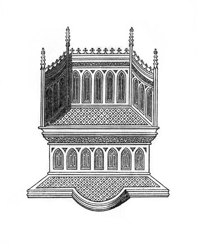Trono, 1843 de Henry Shaw