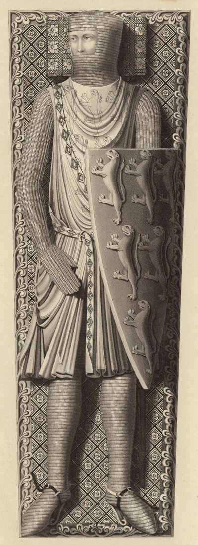 William Longuespee, Primer Conde de Salisbury, alrededor de 1226 de Henry Shaw