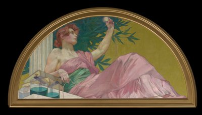 musa de la electricidad de Henry Siddons Mowbray