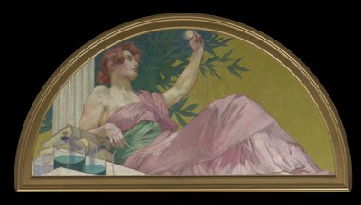 Musa de la electricidad de Henry Siddons Mowbray