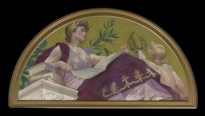 Musa de la literatura, 1893 de Henry Siddons Mowbray
