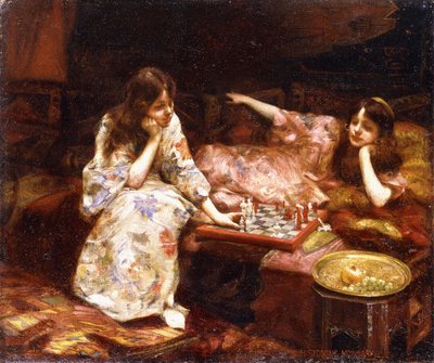 Reposo - Un juego de ajedrez de Henry Siddons Mowbray