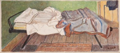 Cama de campaña, c.1930 de Henry Silk