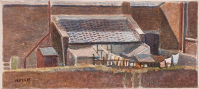 Rounton Road cobertizo, c.1930 de Henry Silk