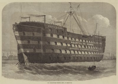 El barco hospital Dreadnought, en Greenwich de Henry Spernon Tozer