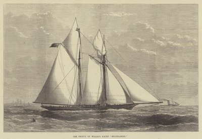 El yate Hildegarde del Príncipe de Gales de Henry Spernon Tozer