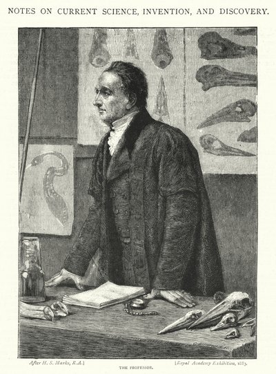 El profesor (grabado) de Henry Stacey (after) Marks