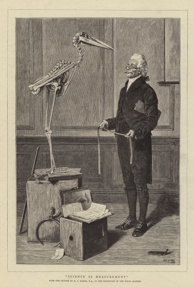 La ciencia es medición de Henry Stacey Marks