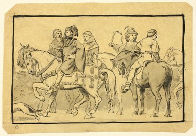 Peregrinos de Canterbury de Henry Stacy Marks