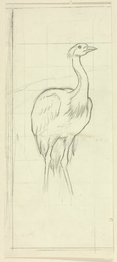 Pájaro de pie de Henry Stacy Marks