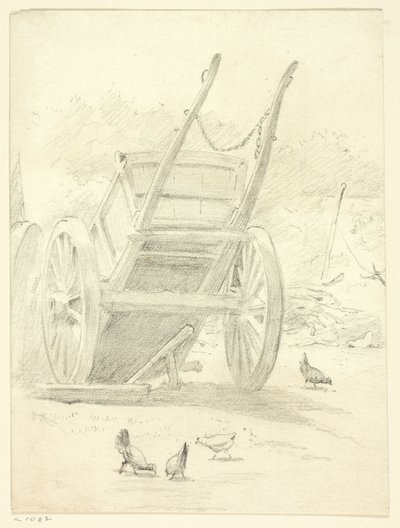Vagones y aves de corral de Henry Stacy Marks