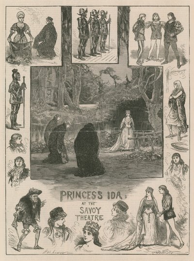 La princesa Ida en el Teatro Savoy (grabado) de Henry Stephen (b.1861 fl.1880 1925) Ludlow
