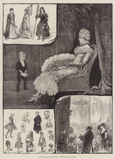 Baile de disfraces juveniles en Mansion House de Henry Stephen Ludlow
