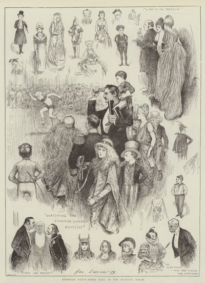 Baile de disfraces infantil en la Mansión de Henry Stephen Ludlow