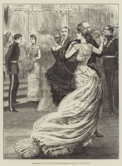 Baile regimental de la Honorable Compañía de Artillería de Henry Stephen Ludlow