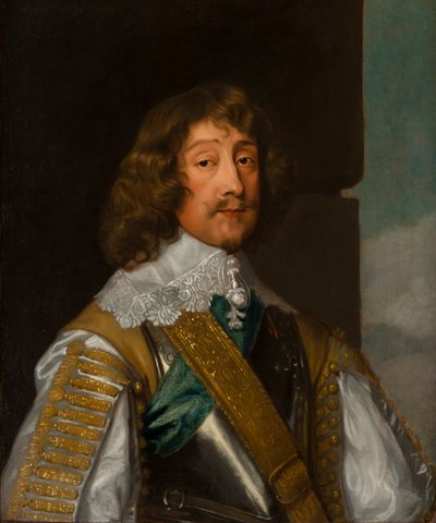 Retrato de Henry Rich, c.1er conde de Holanda (1590-1649), c.1636-49 (óleo sobre lienzo) de Henry Stone