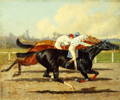 Galilee, Dobbins y Domino Running en Futurity Stakes, Belmont Park de Henry Stull
