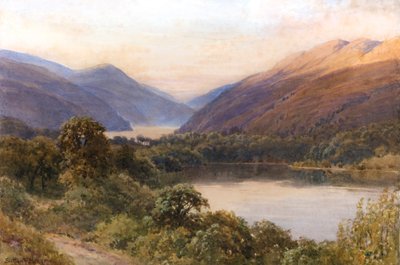 Blue Lake, Condado de Lake, California (acuarela) de Henry Sutton Palmer