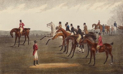 El comienzo, Grand Leicester Steeple-Chase de Henry Thomas (after) Alken