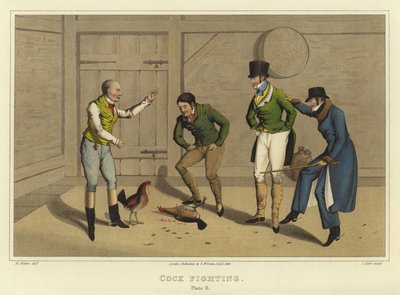 Pelea de Gallos de Henry Thomas Alken