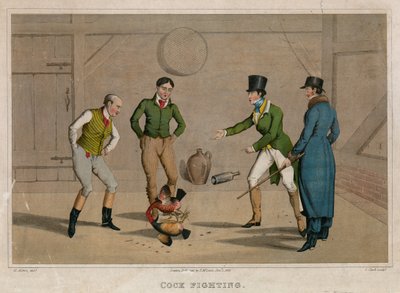 Pelea de Gallos de Henry Thomas Alken
