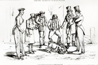 Pelea de perros, 1824 de Henry Thomas Alken