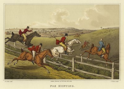 Caza del zorro de Henry Thomas Alken