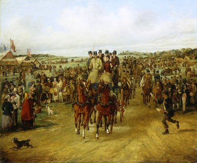 Yendo al Derby de Henry Thomas Alken