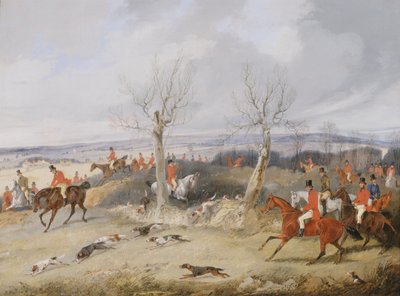 Escena de Caza, En Plena Persecución de Henry Thomas Alken