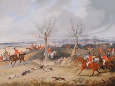 Escena de caza: En plena carrera, ca. 1840 de Henry Thomas Alken