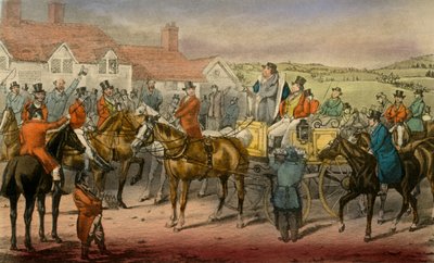 El Sr. Jorrocks declara su Incapacidad para suscribirse a los Perros de Caza del Surrey, 1838 de Henry Thomas Alken