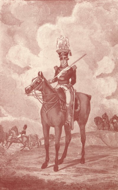 Oficial, Artillería de a pie, c1825 1909 de Henry Thomas Alken