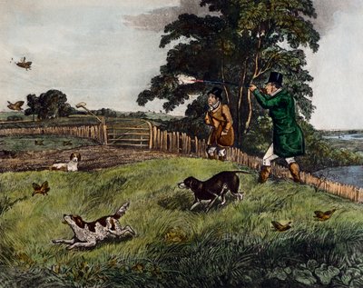 Caza de perdiz de Henry Thomas Alken