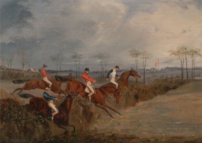 Escenas de una carrera de obstáculos: Otro seto de Henry Thomas Alken