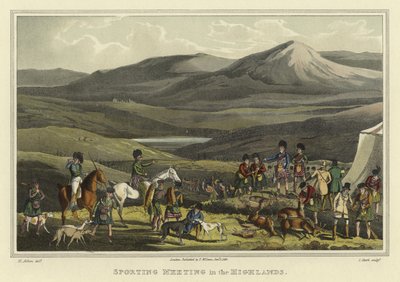 Reunión Deportiva en las Tierras Altas de Henry Thomas Alken