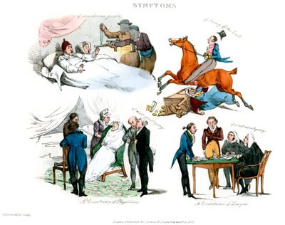 Síntomas de estar divertido, 1822 de Henry Thomas Alken
