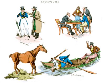 Síntomas de estar divertido, 1822 de Henry Thomas Alken