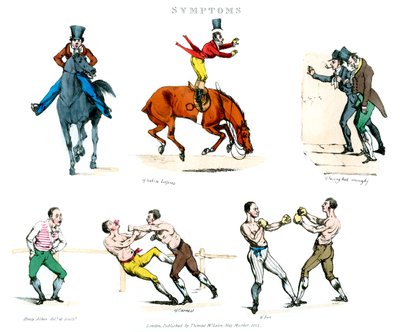 Síntomas de estar divertido, 1822 de Henry Thomas Alken