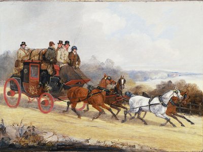 El coche de Dover a Londres: En verano de Henry Thomas Alken