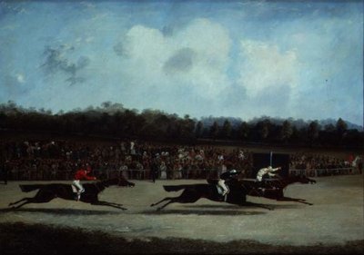 El final del St. Leger de Henry Thomas Alken