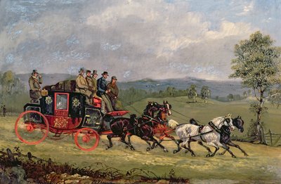 El correo de Hull en la carretera abierta de Henry Thomas Alken