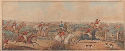 La caza de Leicestershire: una lucha por la salida de Henry Thomas Alken