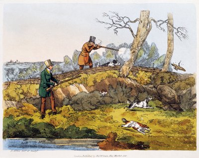 Caza de becadas de Henry Thomas Alken