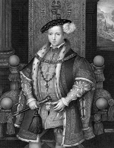 Eduardo VI, Rey de Inglaterra, siglo XIX de Henry Thomas Ryall