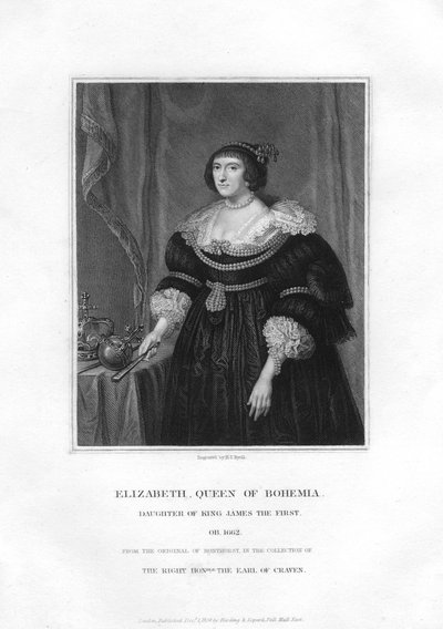 Isabel, Electora Palatina y Reina de Bohemia, 1834 de Henry Thomas Ryall