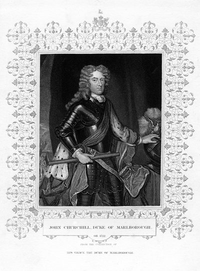 John Churchill, 1er Duque de Marlborough, oficial militar inglés, siglo XIX de Henry Thomas Ryall