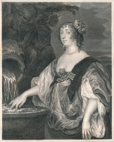 Lucy Percy, Condesa de Carlisle, c1635-1637, principios-mediados del siglo XIX de Henry Thomas Ryall