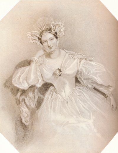 Marguerite Condesa de Blessington, c1834 de Henry Thomas Ryall