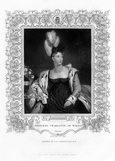 Princesa Carlota Augusta de Gales de Henry Thomas Ryall
