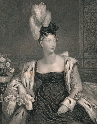 Princesa Carlota de Gales, c1817 de Henry Thomas Ryall